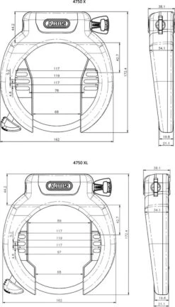 ABUS - Antivol De Cadre 4750 X / XL 6 ABUS - Antivol De Cadre 4750 X / XL -Pas Cher E-Bike Magasin abus antivol cadre 4750 x xl 3 3840x2160