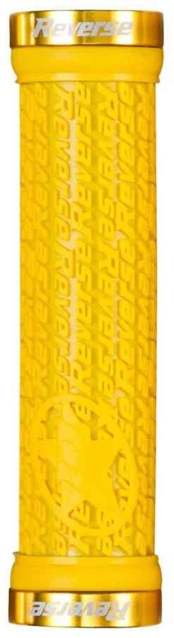 Reverse - Poignées Stamp Lock On Ø30mm X 135mm 8 Reverse - Poignées Stamp Lock On Ø30mm X 135mm -Pas Cher E-Bike Magasin reverse poignees stamp lock on jaune dore 3840x2160