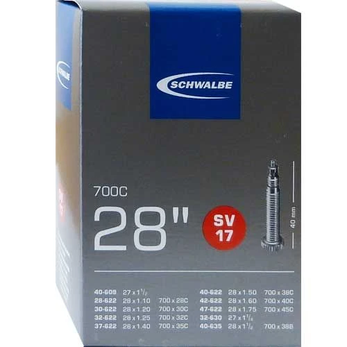 Schwalbe - Chambre à Air SV17 28" 700 C 1 Schwalbe - Chambre à Air SV17 28" 700 C