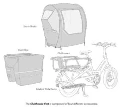 Tern - Clubhouse Fort - Structure Enfant (x2) Complète -Pas Cher E-Bike Magasin tern clubhouse fort 2 3840x2160